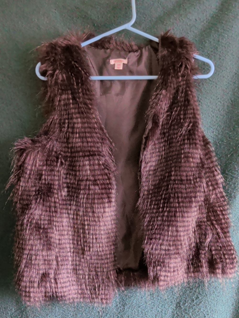 Xhilaration Black Faux Fur Vest for Women